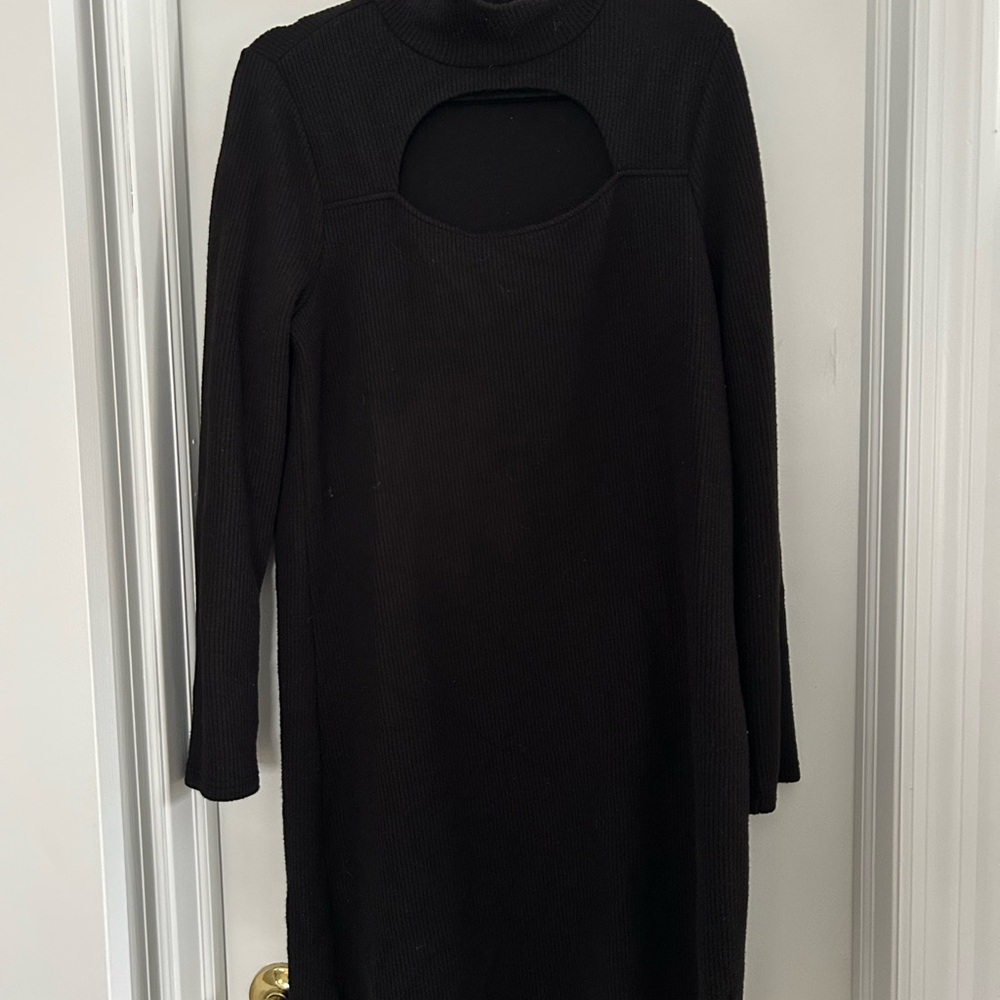 Walter Baker Black Long Sleeve Dress